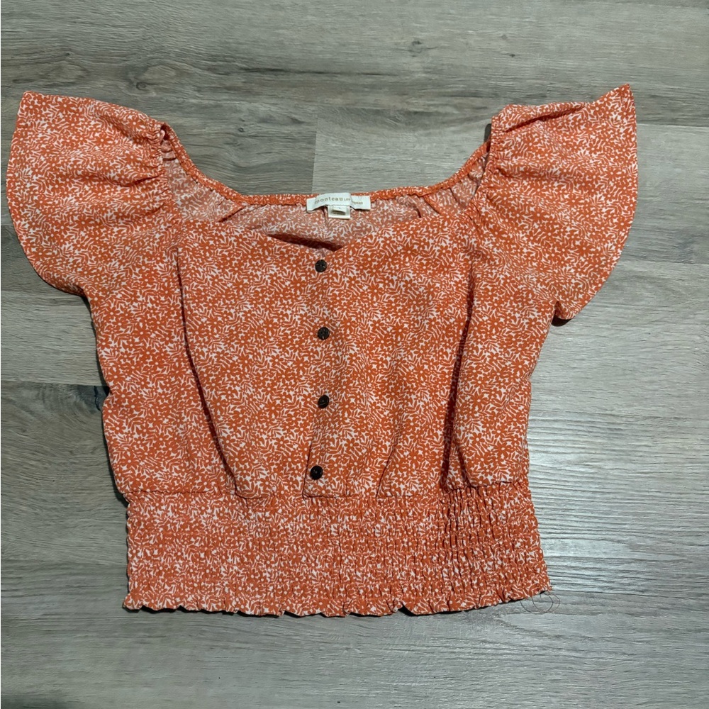 NWOT Monteau Los Angeles Summer Top